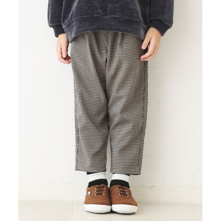 ザ ショップ ティーケー（キッズ）(THE SHOP TK(Kids))の【110-150】タックチェックパンツ/お家で洗える フルレングスパンツ