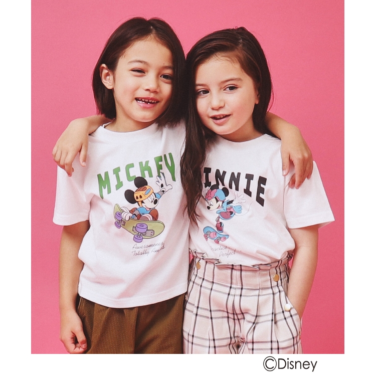 ザ ショップ ティーケー（キッズ）(THE SHOP TK(Kids))のDisney/【110-150/親子リンク】プリント半袖Tシャツ Ｔシャツ