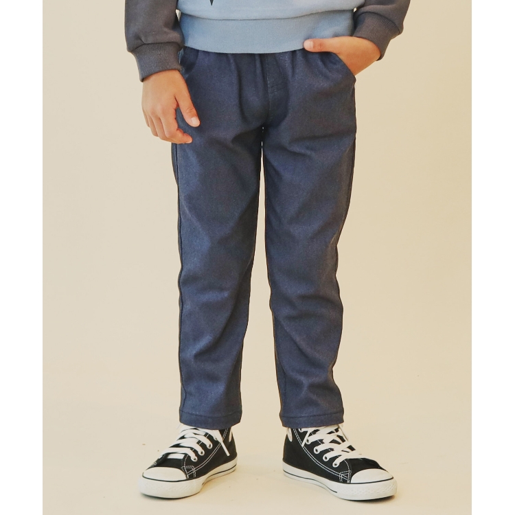 ザ ショップ ティーケー（キッズ）(THE SHOP TK(Kids))の【100－160/裏起毛】あったかのびーるストレートパンツ/洗濯機OK