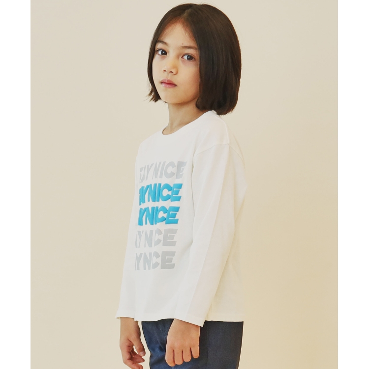 ザ ショップ ティーケー（キッズ）(THE SHOP TK(Kids))の【110-130】オーガビッツコットン長袖Tシャツ Ｔシャツ