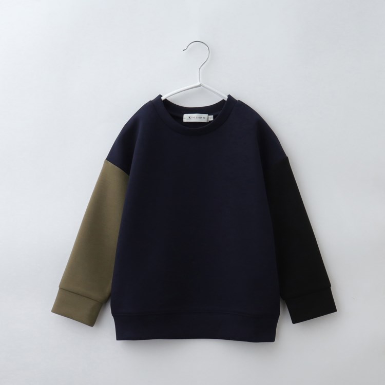 ザ ショップ ティーケー（キッズ）(THE SHOP TK(Kids))の【110-160】配色ダンボールプルオーバー/洗濯機OK