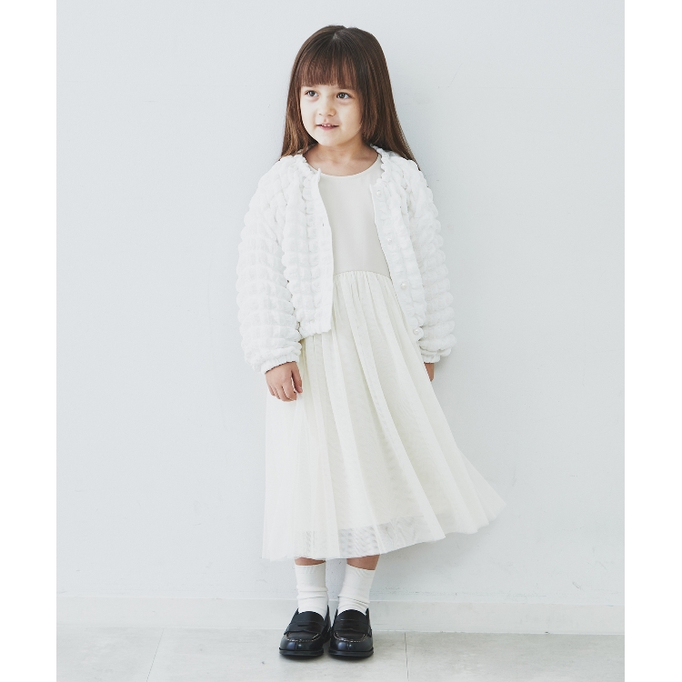 ザ ショップ ティーケー（キッズ）(THE SHOP TK(Kids))の【100-130】キャンディースリーブワンピース