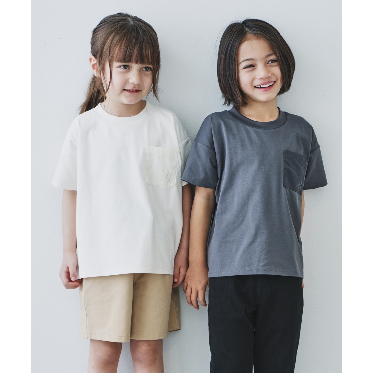 ザ ショップ ティーケー（キッズ）(THE SHOP TK(Kids))の【110-160】マルチファンクション半袖Tシャツ/吸水速乾・UV・イージーケア