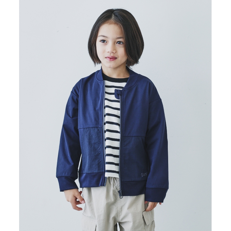 ザ ショップ ティーケー（キッズ）(THE SHOP TK(Kids))の【110-160】マルチファンクションZIPブルゾン/吸水速乾・UV・イージーケア