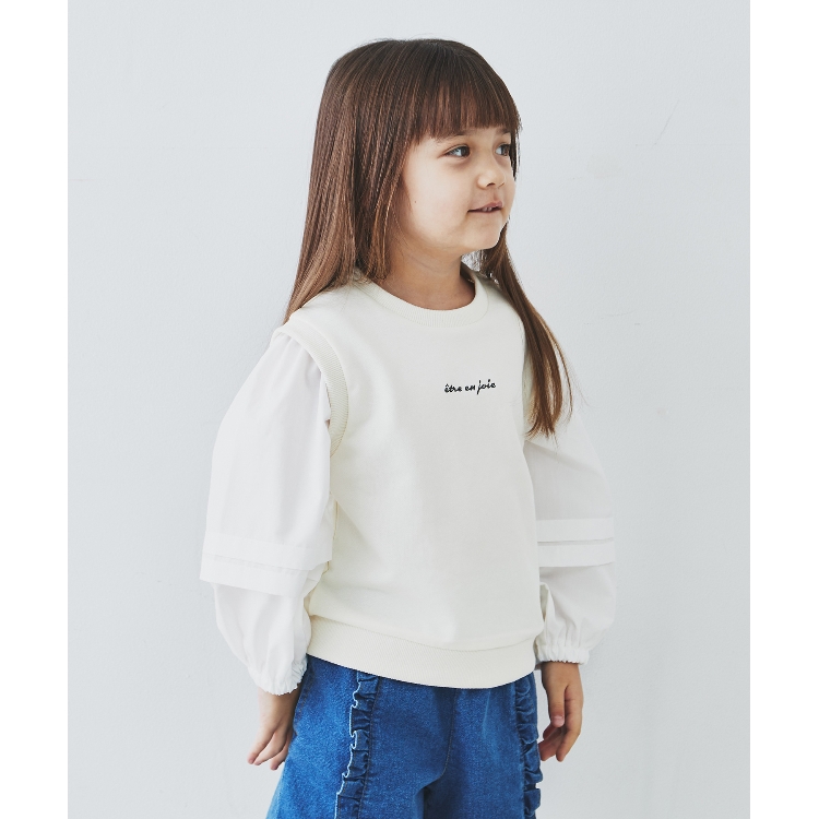 ザ ショップ ティーケー（キッズ）(THE SHOP TK(Kids))の【110-150】パフスリーブプルオーバー