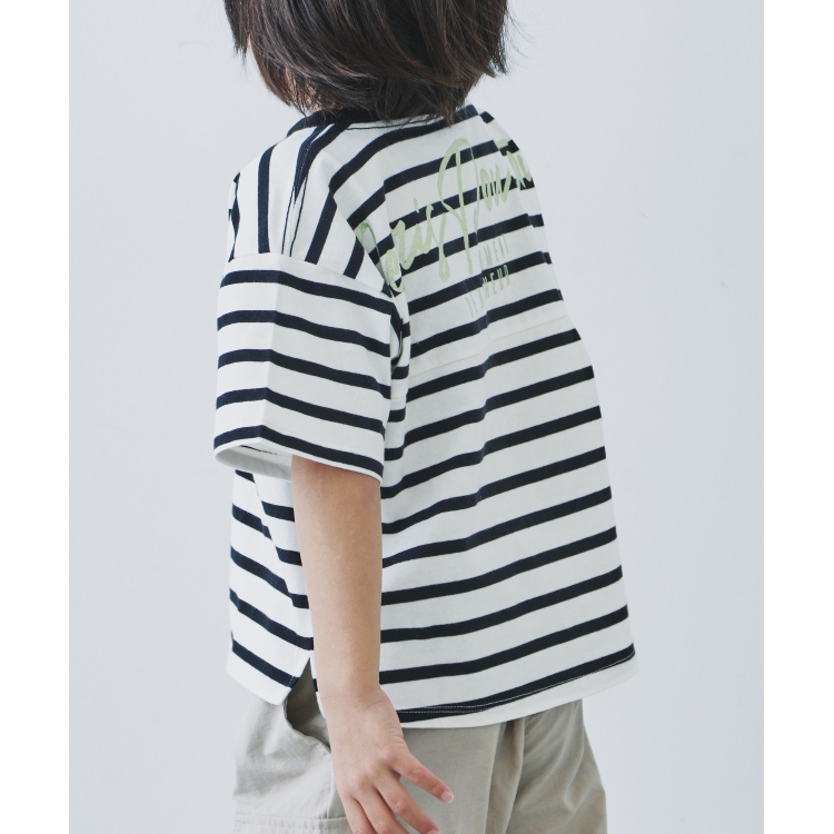 ザ ショップ ティーケー（キッズ）(THE SHOP TK(Kids))の【110-150】オーガビッツコットンバックプリントTシャツ Ｔシャツ