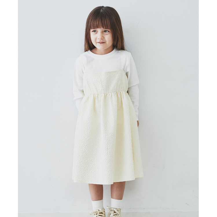 ザ ショップ ティーケー（キッズ）(THE SHOP TK(Kids))の【110-150】ポコポコキャミワンピース＆ロンTセット