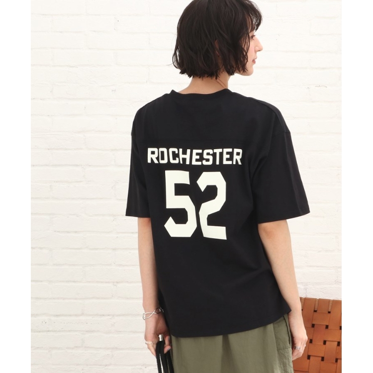 シューラルー(SHOO・LA・RUE/Cutie Blonde)の◆【S-L】バックロゴフットボールTシャツ Ｔシャツ