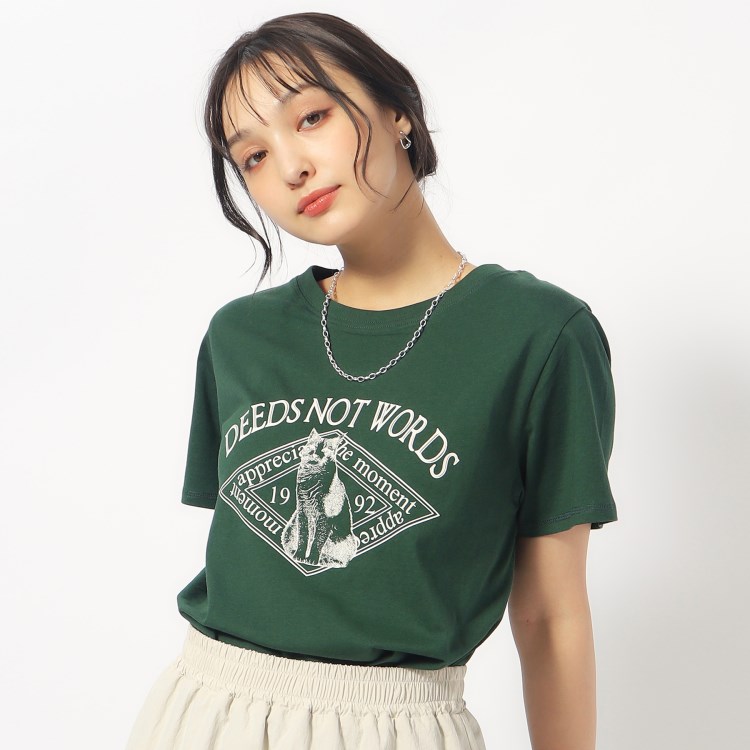 シューラルー(SHOO・LA・RUE/Cutie Blonde)の【洗える/プチプラ】プリントTシャツ Ｔシャツ