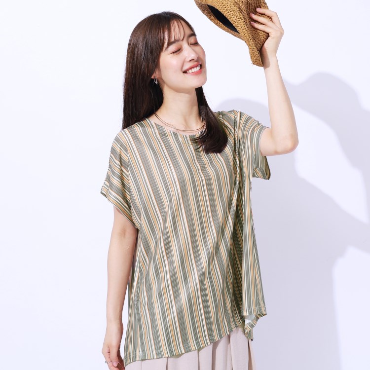 シューラルー(SHOO・LA・RUE/Cutie Blonde)の【セットアップ可】フレンチスリーブTシャツ カットソー