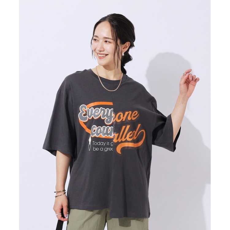 シューラルー(SHOO・LA・RUE/Cutie Blonde)の【洗える】リメイク風Tシャツ Ｔシャツ