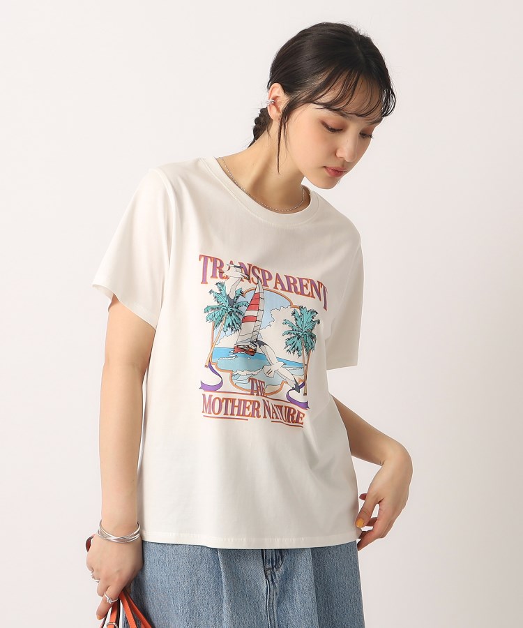 シューラルー(SHOO・LA・RUE/Cutie Blonde)の【洗える/プチプラ】プリントTシャツ