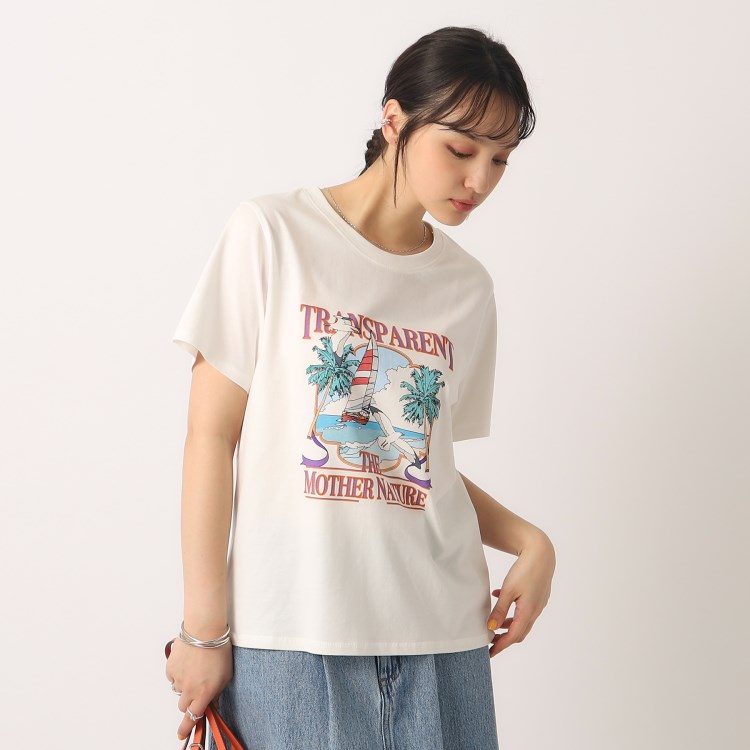 シューラルー(SHOO・LA・RUE/Cutie Blonde)の【洗える/プチプラ】プリントTシャツ Ｔシャツ