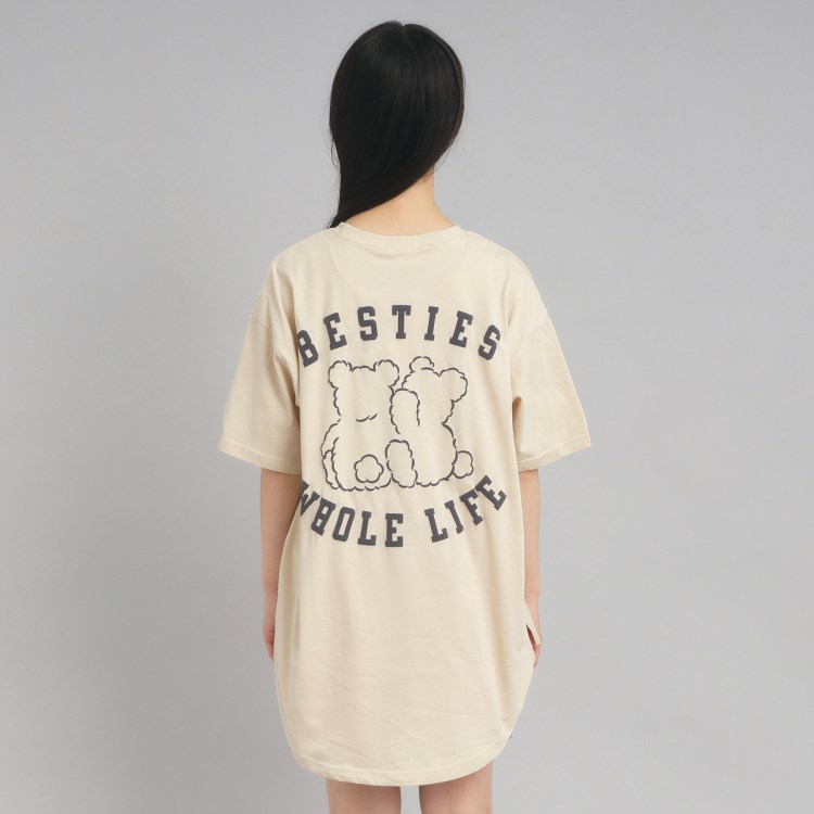 ピンク ラテ(PINK-latte)の【接触冷感/130cmあり】ピンクマテTシャツ Ｔシャツ