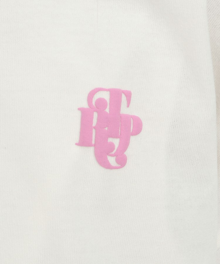 ピンク ラテ(PINK-latte)の【るーつくコラボ】フェイクレイヤードTシャツ4