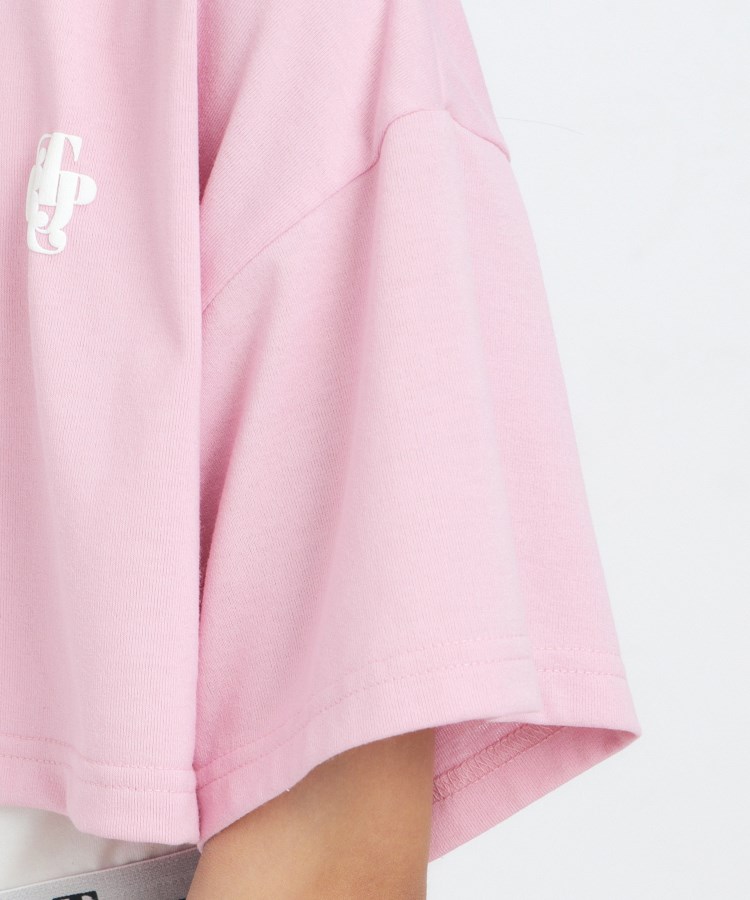 ピンク ラテ(PINK-latte)の【るーつくコラボ】フェイクレイヤードTシャツ21