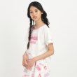 ピンク ラテ(PINK-latte)の【るーつくコラボ/ニコラ9月号掲載】ベルトデザインコンパクトTシャツ オフホワイト(003)