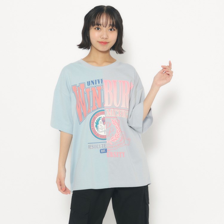 ピンク ラテ(PINK-latte)のリメイク風Tシャツ Ｔシャツ