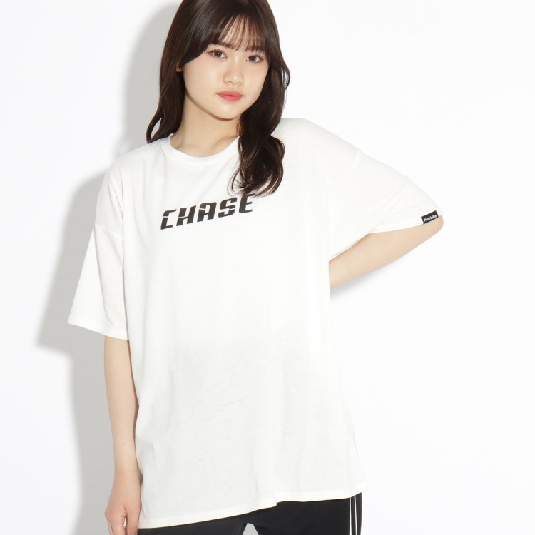 ピンク ラテ(PINK-latte)の【吸水速乾/抗菌防臭/洗濯物が乾きやすい】CHASEロゴBIGTシャツ Ｔシャツ