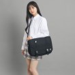 ピンク ラテ(PINK-latte)の【容量約15L】横型2WAYリュック ブラック(019)