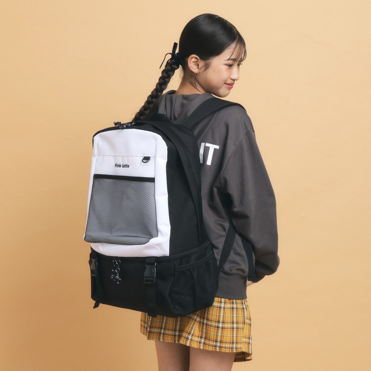 ピンク ラテ(PINK-latte)の【容量約30L・2気室 】エンブロイダリー リュック リュック