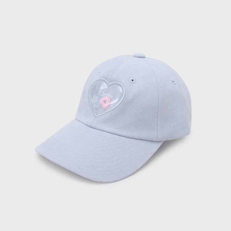 ピンク ラテ(PINK-latte)のハートモチーフ入りCAP キャップ