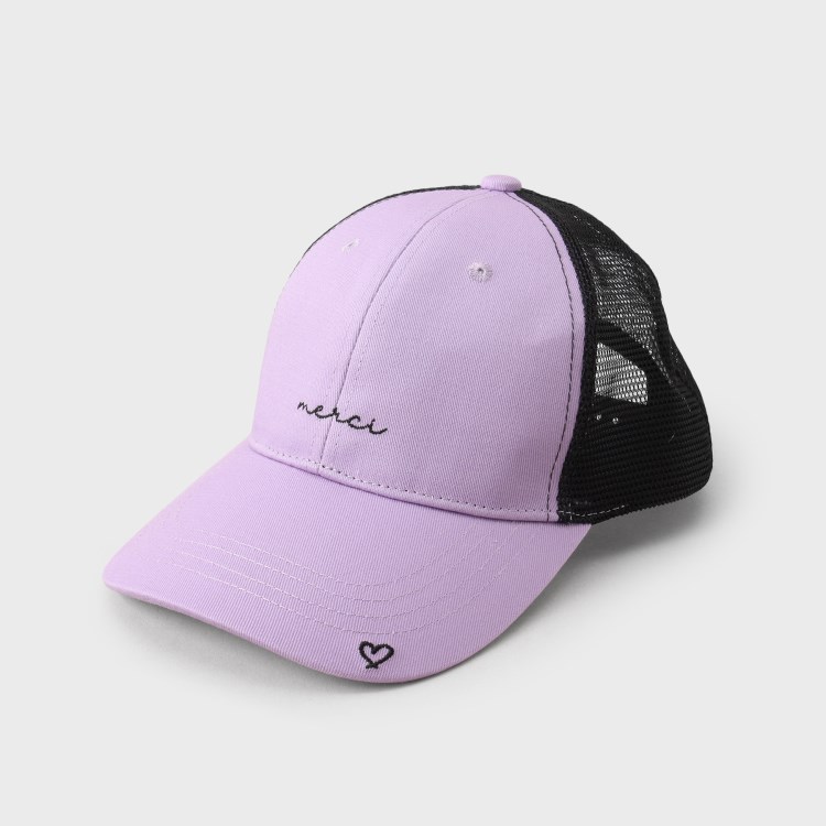 ピンク ラテ(PINK-latte)の【速乾 接触冷感】夏の必需品メッシュCAP キャップ