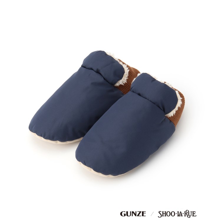 シューラルー/ライフグッズ(SHOO・LA・RUE /LIFE GOODS)の【GUNZE】軽くてあったかルームシューズ（バブーシュタイプ） ルームシューズ