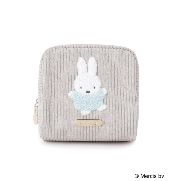 ワンズテラス(one'sterrace)の【先行販売】Dick Bruna miffy スクエアポーチ サガラコーデュロイ ミッフィー