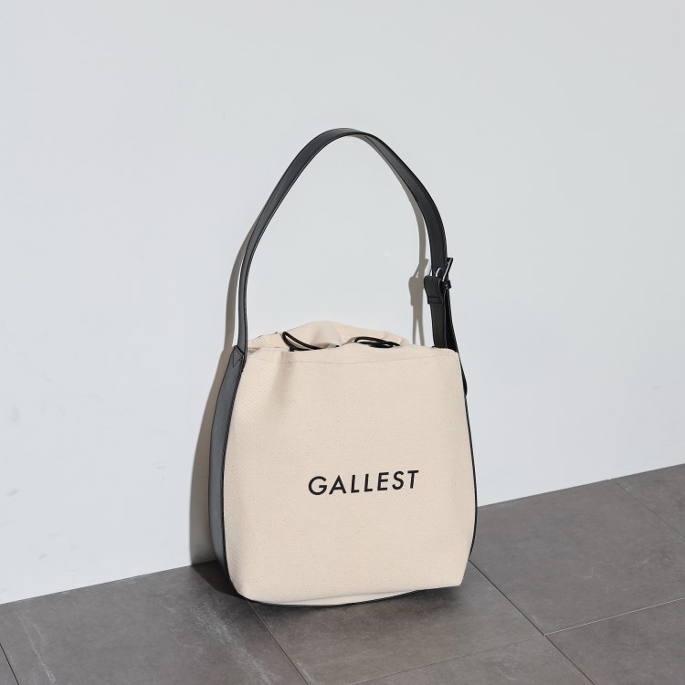 ギャレスト(GALLEST)のコンビキャンバスバッグ ショルダーバッグ