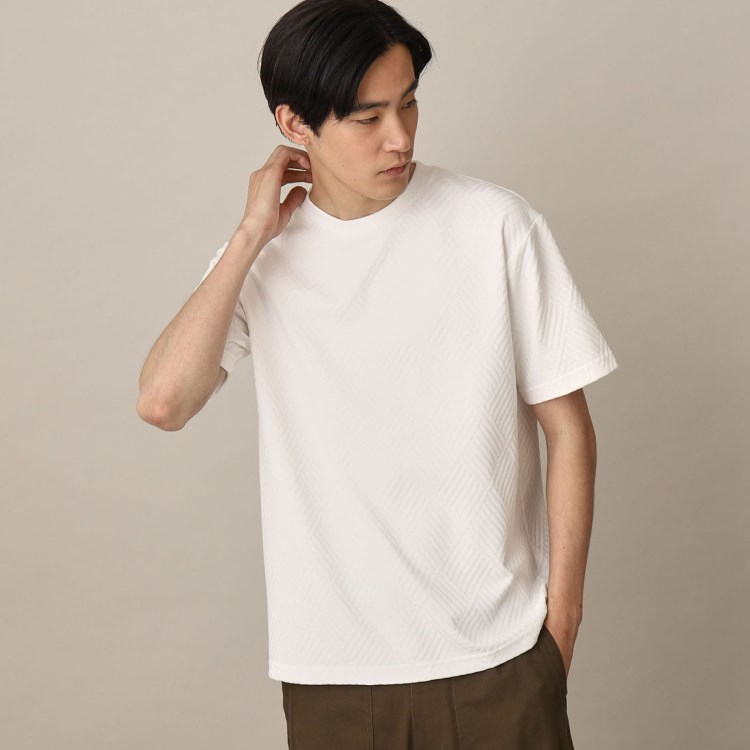 ザ ショップ ティーケー（メンズ）(THE SHOP TK(Men))のリンクスジャガード半袖Tシャツ カットソー