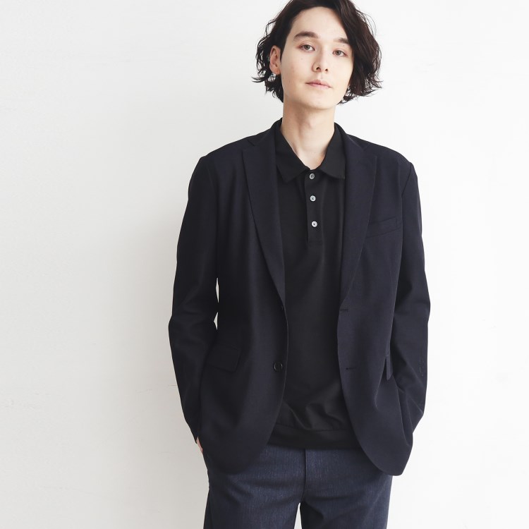 ザ ショップ ティーケー（メンズ）(THE SHOP TK(Men))の【ヒルナンデス！で紹介】【速乾／通気性◎／セットアップ可】シャリルジャージジャケット テーラードジャケット