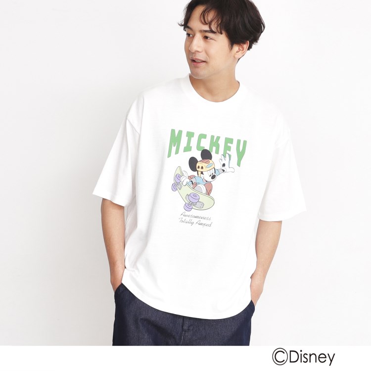 ザ ショップ ティーケー（メンズ）(THE SHOP TK(Men))の【DISNEY/親子リンク】ミッキーマウス　ディズニー半袖Ｔシャツ Ｔシャツ