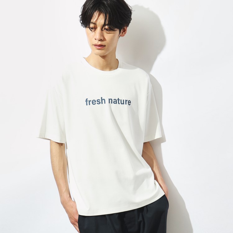 ザ ショップ ティーケー（メンズ）(THE SHOP TK(Men))の【接触冷感】FRESH NATURE ポンチフォトTシャツ Ｔシャツ