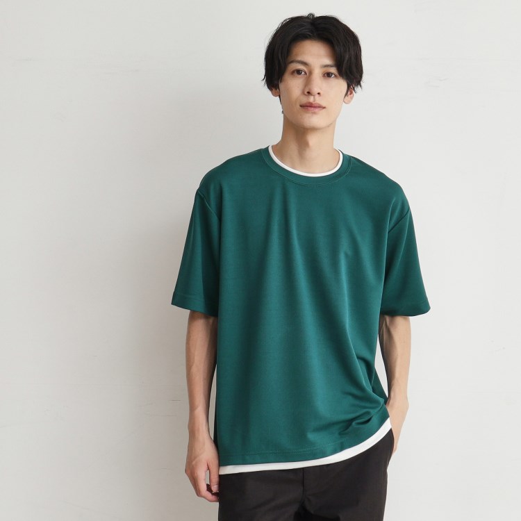 ザ ショップ ティーケー（メンズ）(THE SHOP TK(Men))のアムンゼンフェイクプルオーバー カットソー