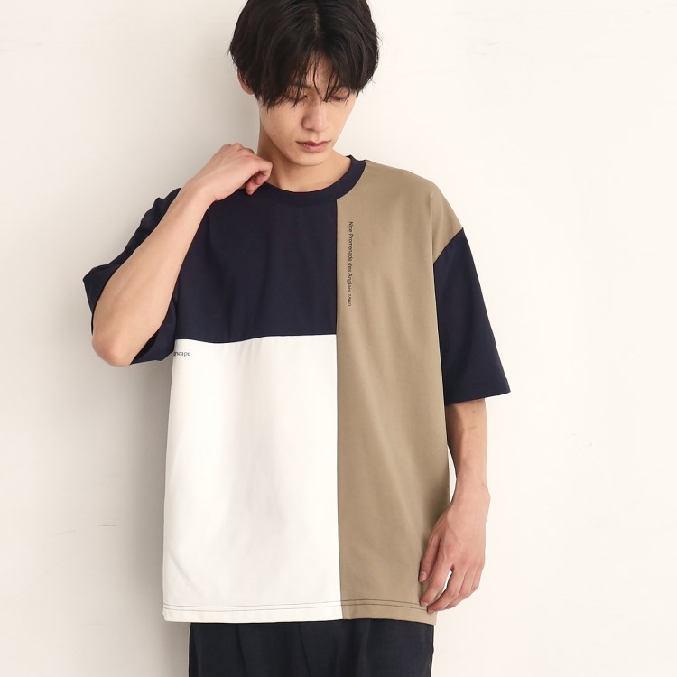 ザ ショップ ティーケー（メンズ）(THE SHOP TK(Men))の【接触冷感／吸水速乾／UVカット／防シワ／マシンウォッシャブル】ライトパーフェクブロッキングTシャツ Ｔシャツ