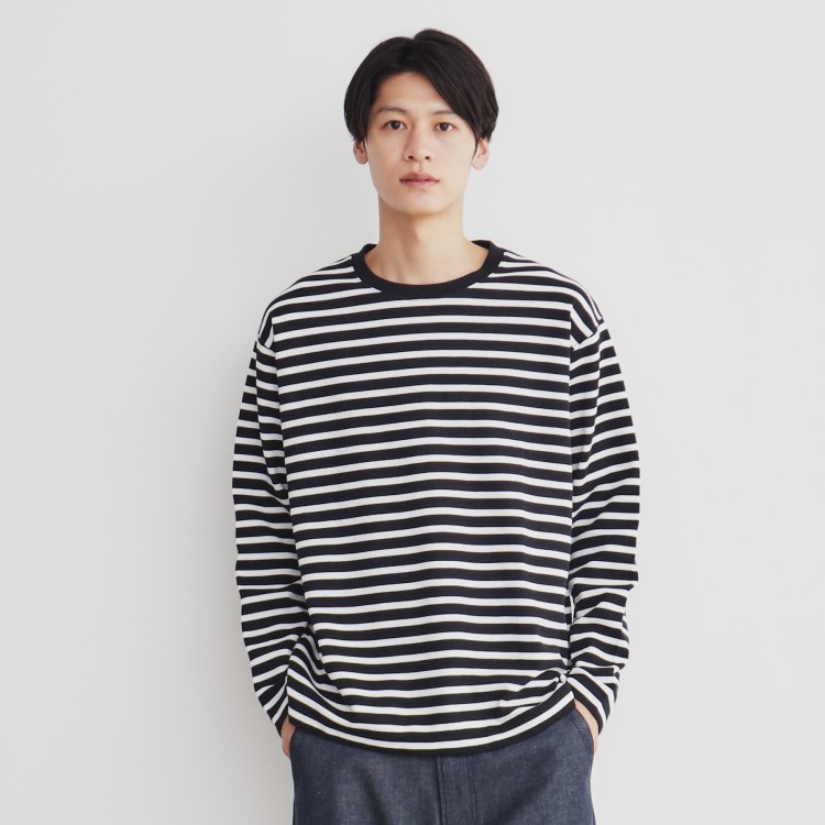 ザ ショップ ティーケー（メンズ）(THE SHOP TK(Men))のサカリバクルーネック長袖Tシャツ Ｔシャツ