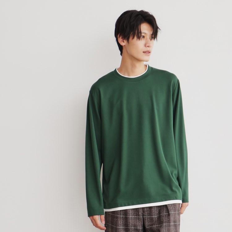 ザ ショップ ティーケー（メンズ）(THE SHOP TK(Men))のポンチフェイクプルオーバー カットソー