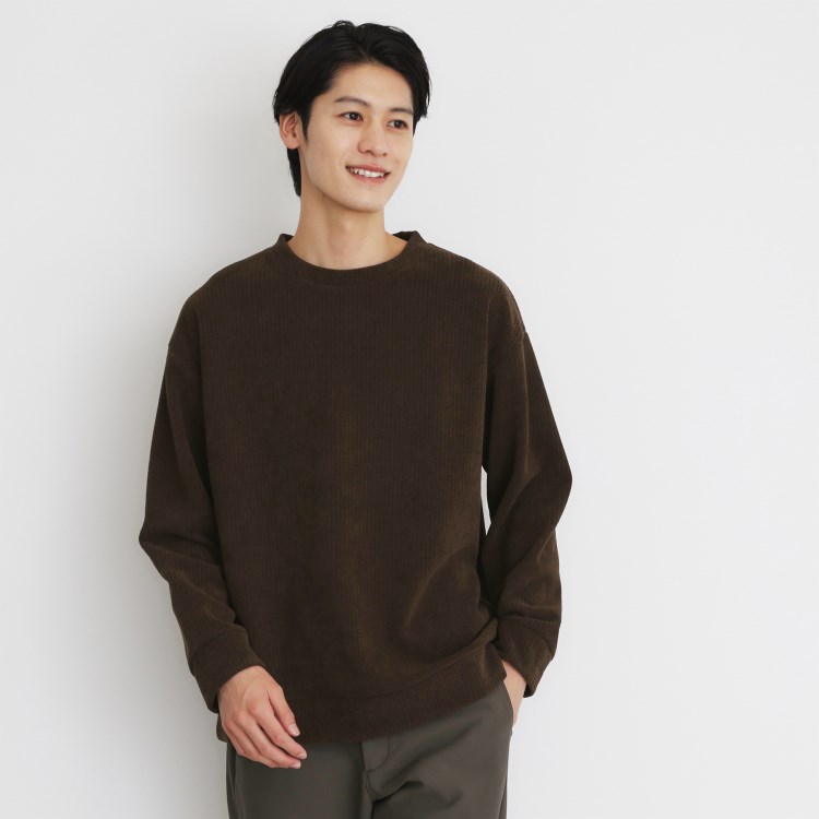 ザ ショップ ティーケー（メンズ）(THE SHOP TK(Men))のジャカードモールボアプルオーバー カットソー