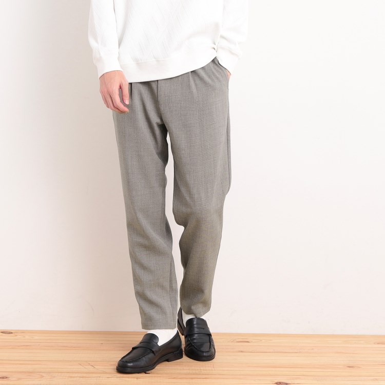 ザ ショップ ティーケー（メンズ）(THE SHOP TK(Men))の【CAVIAN/キャビアン】リサイクルシャークスキンイージーパンツ セットアップ可 フルレングスパンツ