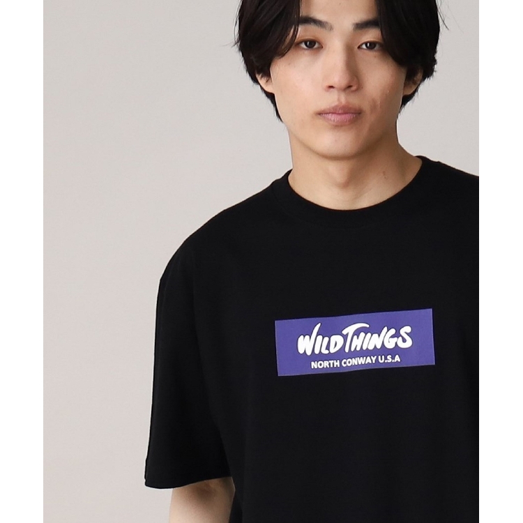 ザ ショップ ティーケー（メンズ）(THE SHOP TK(Men))の【ユニセックスアイテム】WILDTHINGS/ワイルドシングス別注ボックスロゴTEE Ｔシャツ