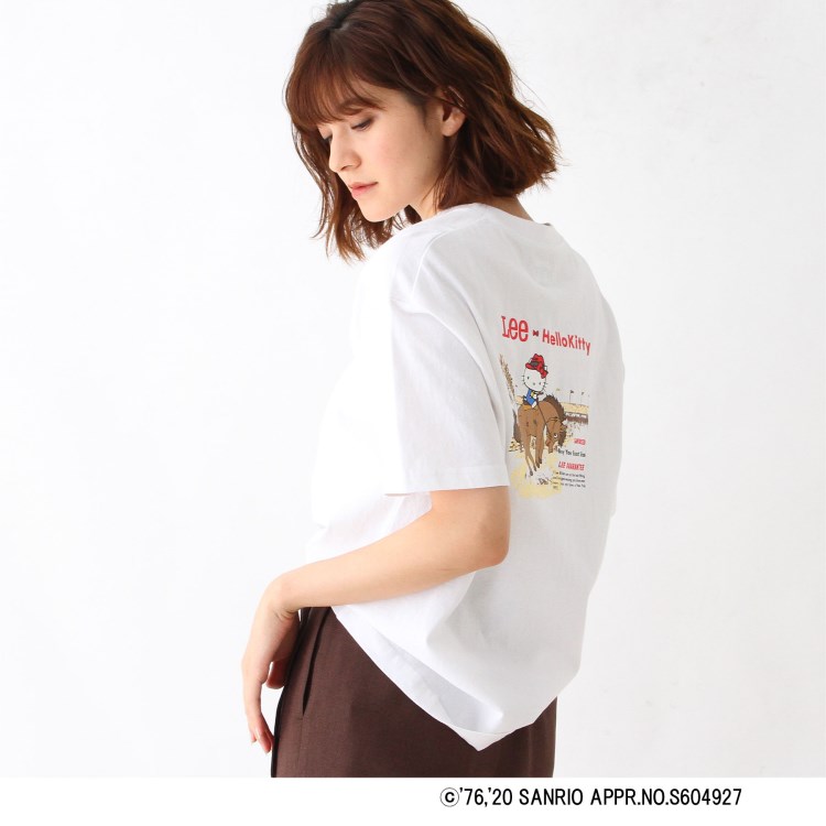 グローブ(grove)のLee(R)×Kitty バックプリントTシャツ Ｔシャツ