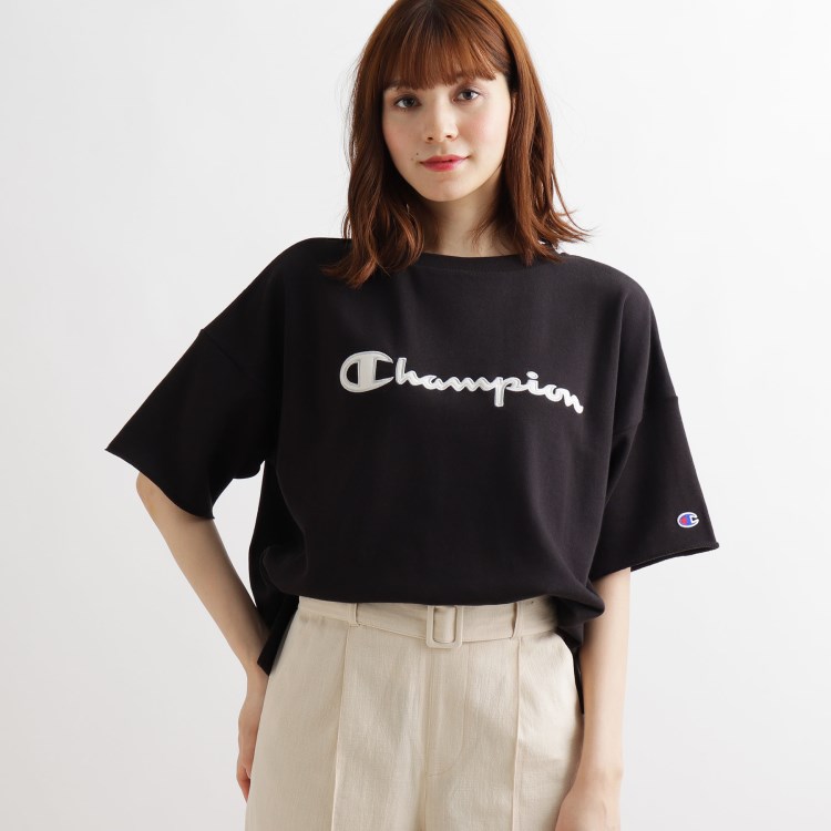 グローブ(grove)の【champion】クルーネックロゴT Ｔシャツ