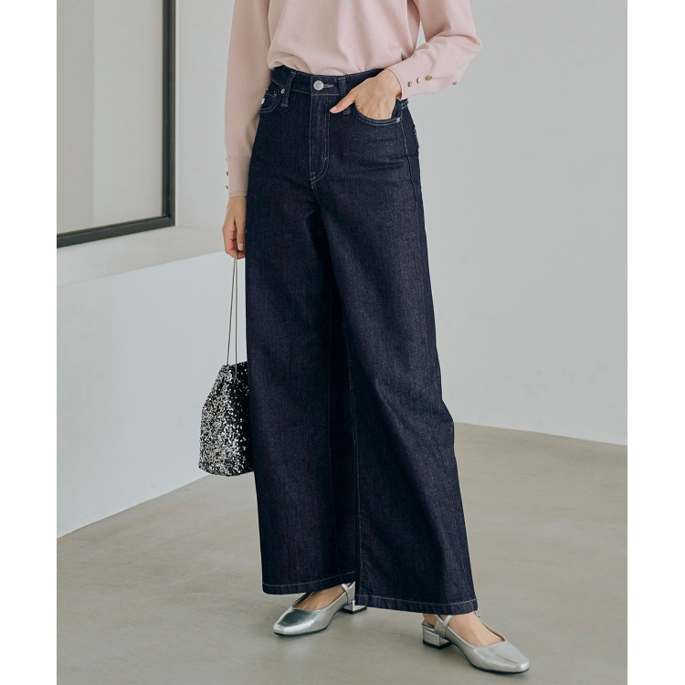 グローブ(grove)の【SOMETHING×grove別注】LISAWIDE DENIM PANTS デニムパンツ