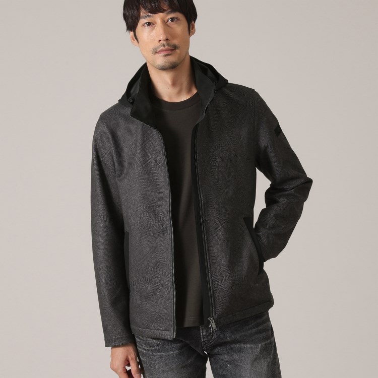 タケオキクチ(TAKEO KIKUCHI)の【DOWN FABRIC】ダウンファブリック　フード ZIP UP　ブルゾン