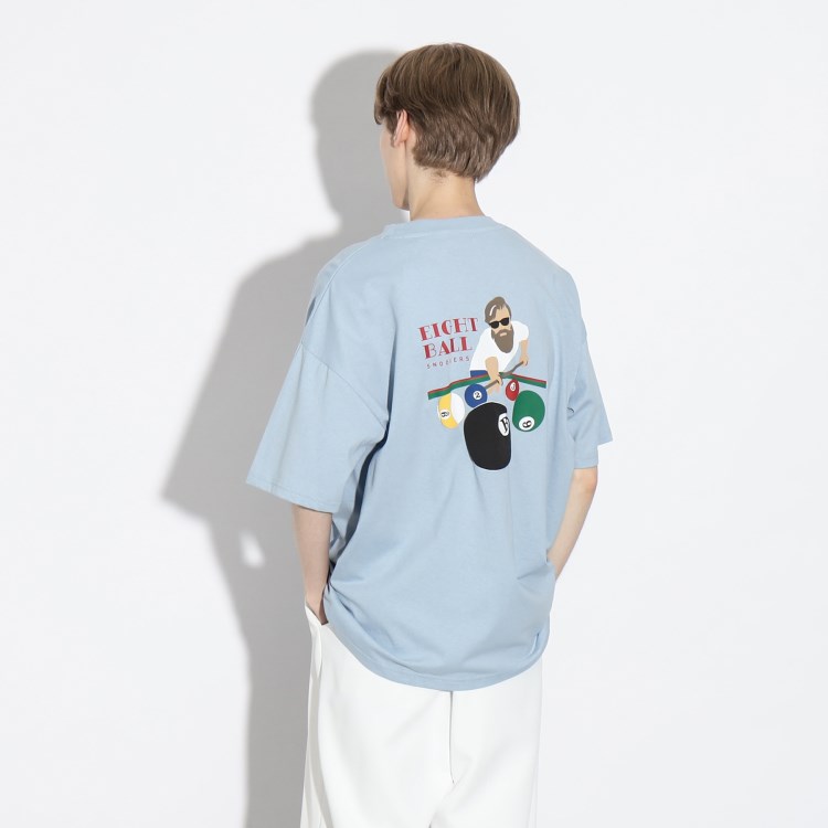 ティーケー タケオ キクチ(tk.TAKEO KIKUCHI)のバックエイトボールTee Ｔシャツ