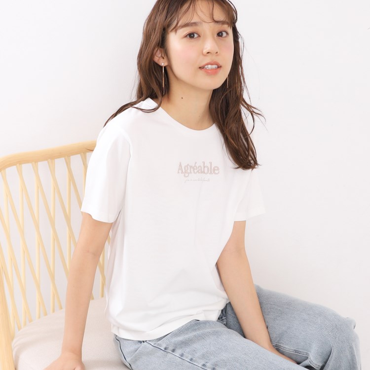 インデックス(index)のUV シルケットゆるTシャツ【接触冷感/洗濯機洗い可】 Ｔシャツ