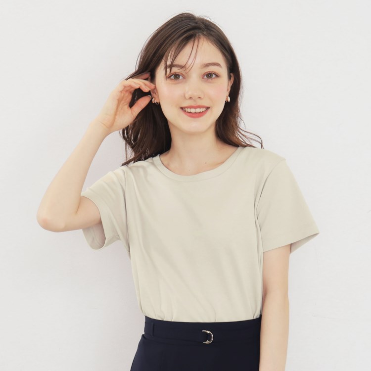 インデックス(index)の≪8color/S-LLsize≫透け感軽減バックシャンTシャツ【UVケア/接触冷感/洗濯機洗い可】 Ｔシャツ