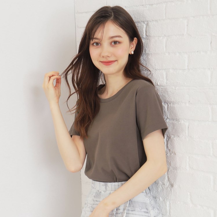 インデックス(index)の≪8color/S-LLsize≫透け感軽減バックシャンTシャツ【UVケア/接触冷感/洗濯機洗い可】 Ｔシャツ