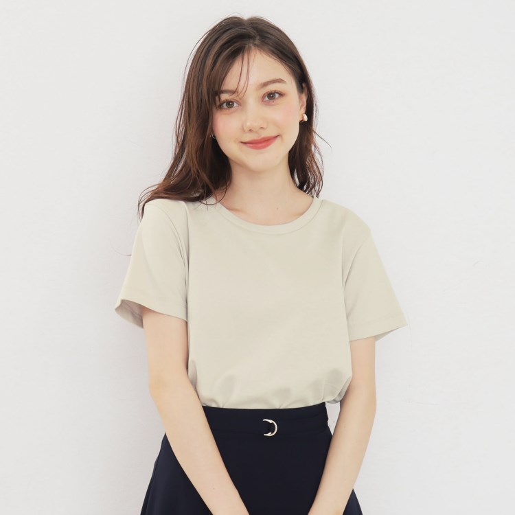 インデックス(index)の≪8color/S-LLsize≫透け感軽減バックシャンTシャツ【UVケア/接触冷感/洗濯機洗い可】 Ｔシャツ